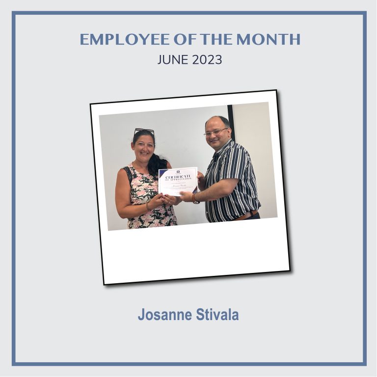 Employee of the Month -June