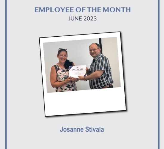 Employee of the Month -June