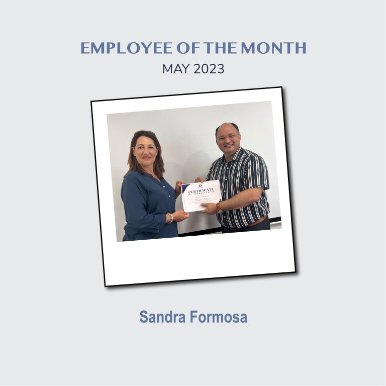 Employee of the Month -May