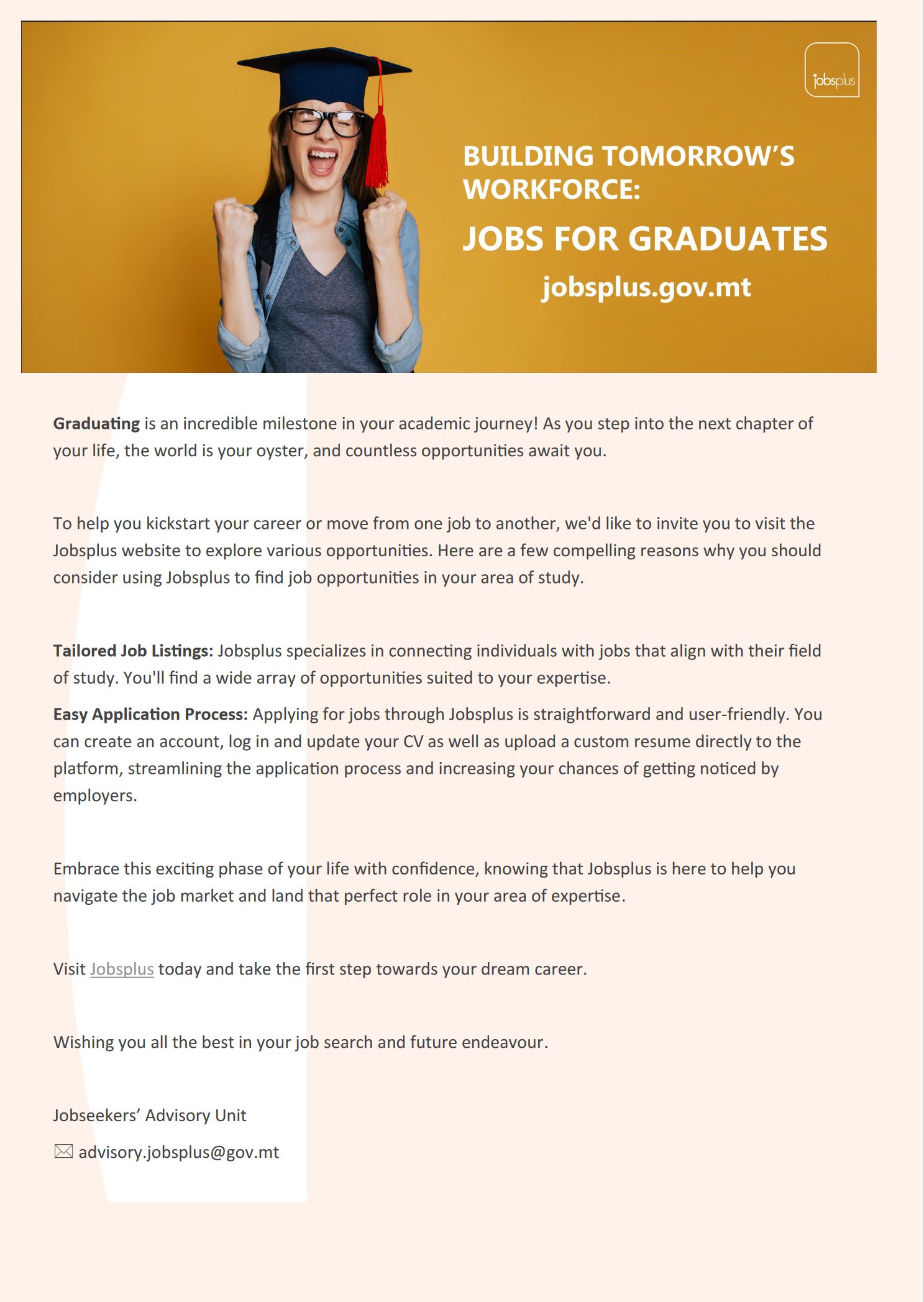 Jobs for Graduates