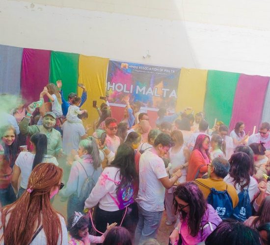 Holi Celebration with the Maltese twist.