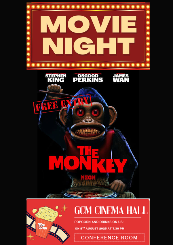 Movie Night Magic: Bubble Buddies Hosts a Spooky Screening for Global College Malta Students!